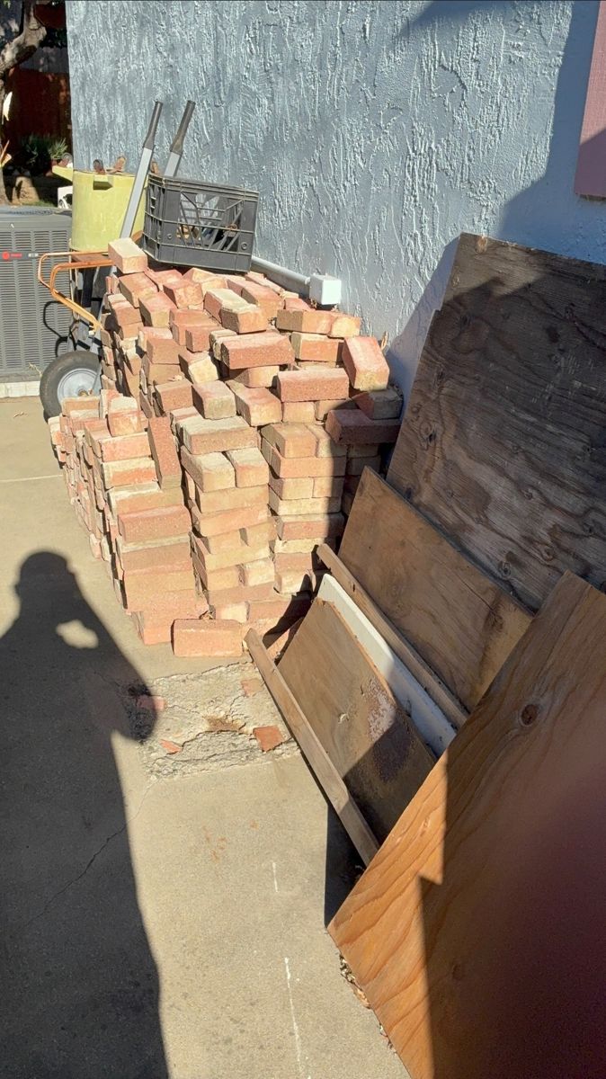 Before: Brick & Lumber Haul-Away